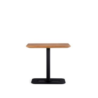 Mesa Lateral Rectangle Pé Central